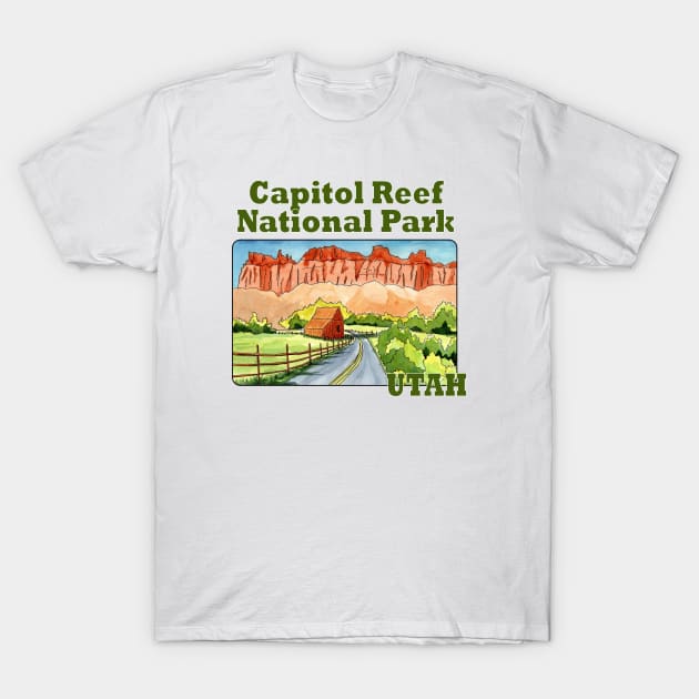 Capitol Reef National Park, Utah T-Shirt by MMcBuck